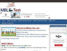 Tablet Screenshot of mblextest.com